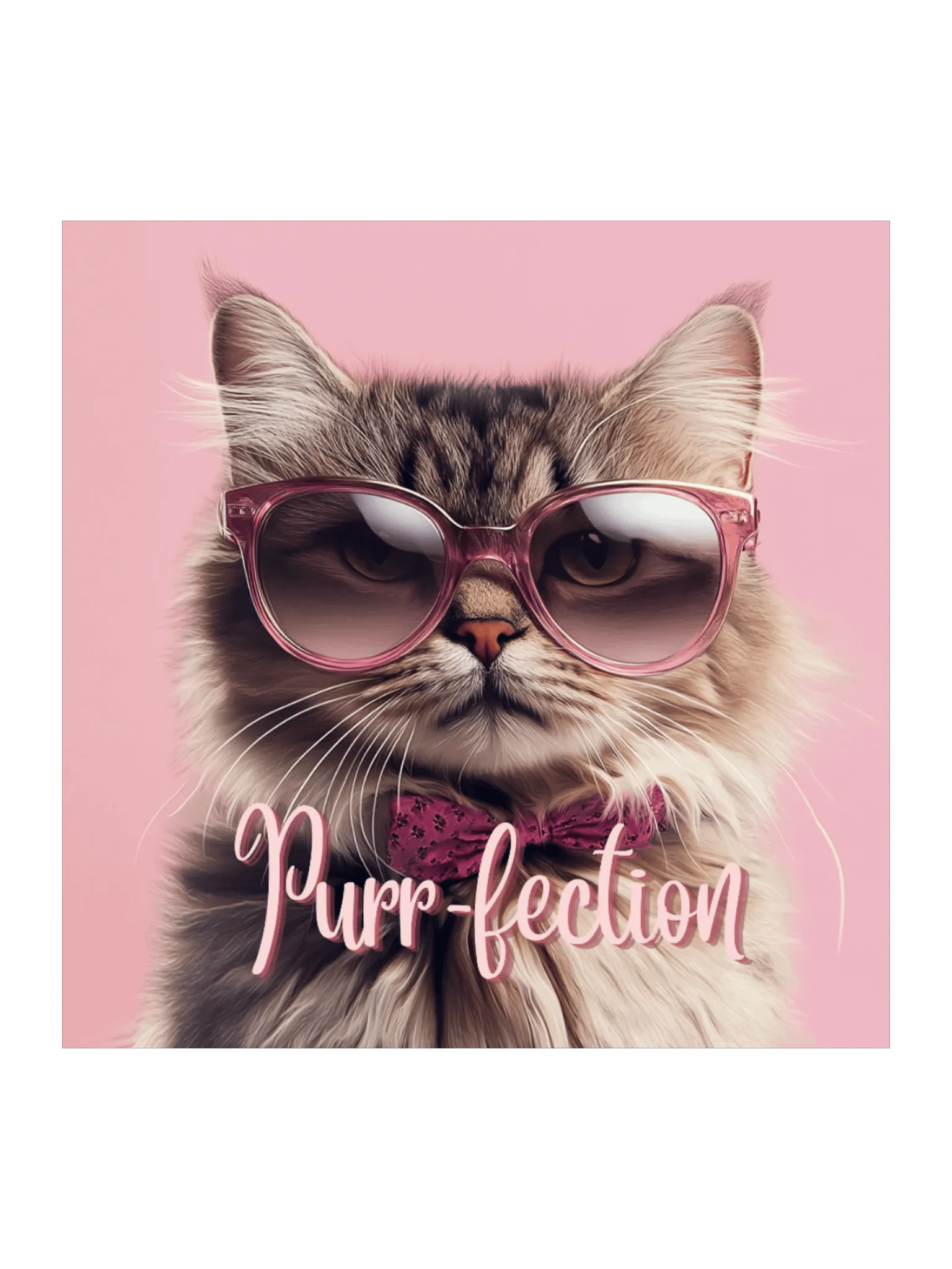 Purr-fection: Square Sticker product image (1)