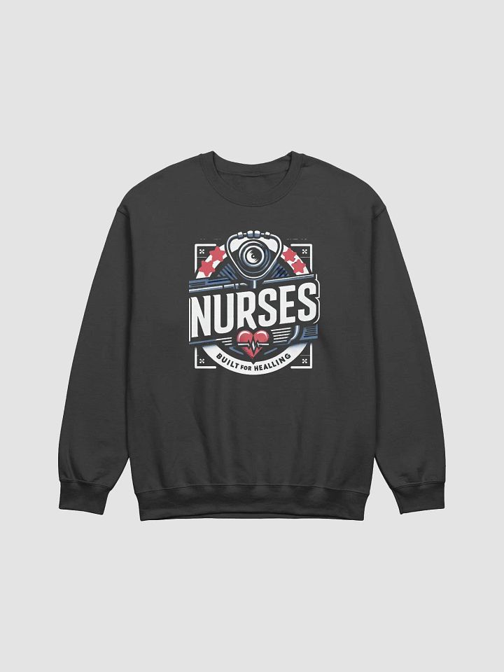 NURSES: Built for Healing Crewneck Sweatshirt product image (4)