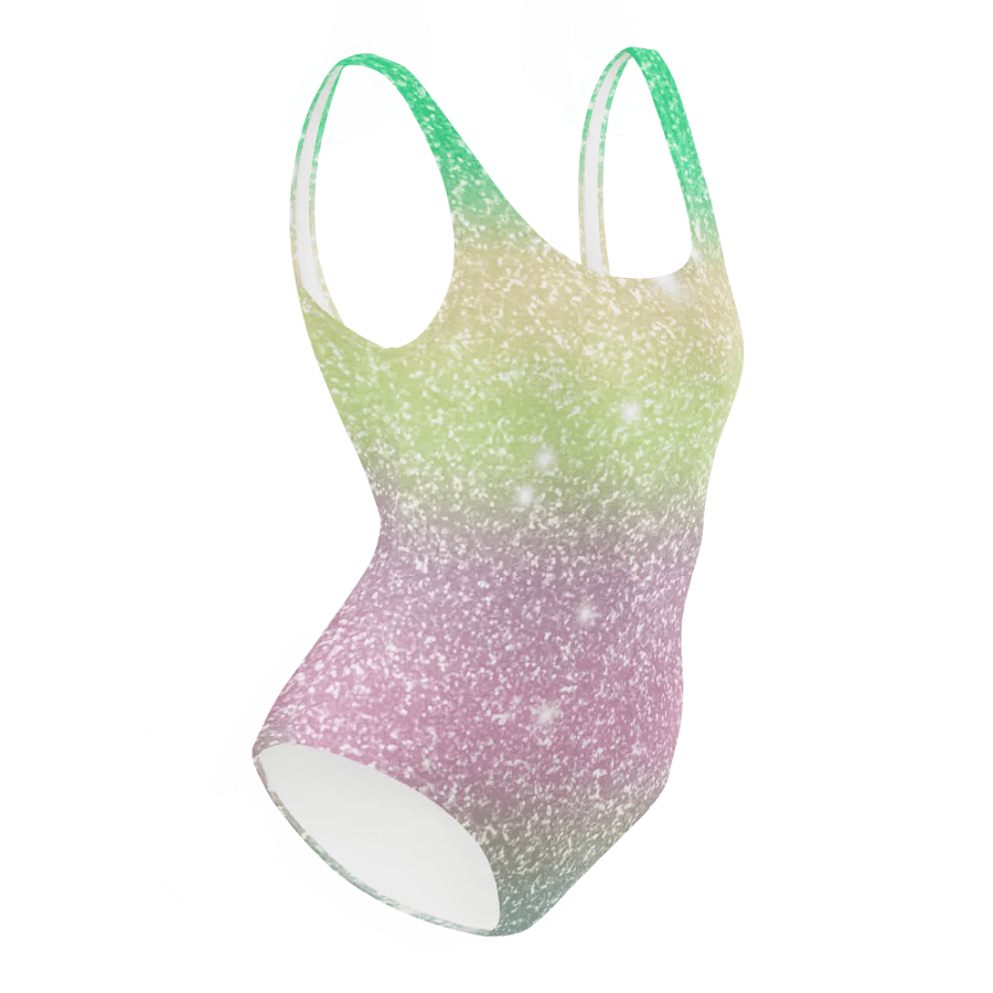 Glitter Unicorn Texture Design One Piece Swimsuit (12) product image (12)