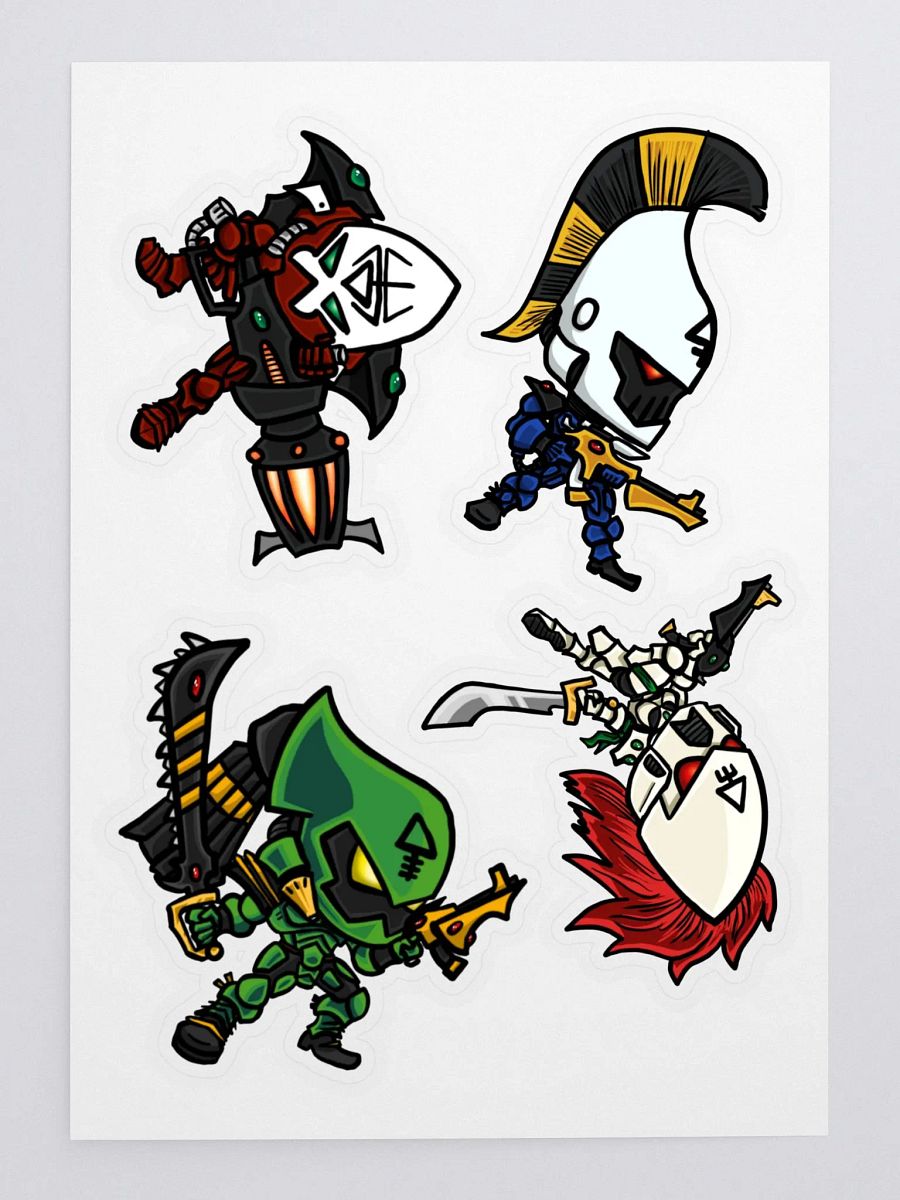 Colorful Elf Person Sticker Sheet product image (3)