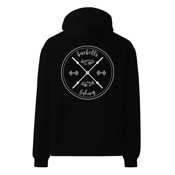 Barbells & Fishing X Emblem Unisex Hoodie product image (1)