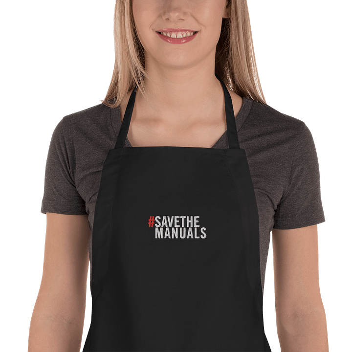 #SAVETHEMANUALS APRON product image (1)
