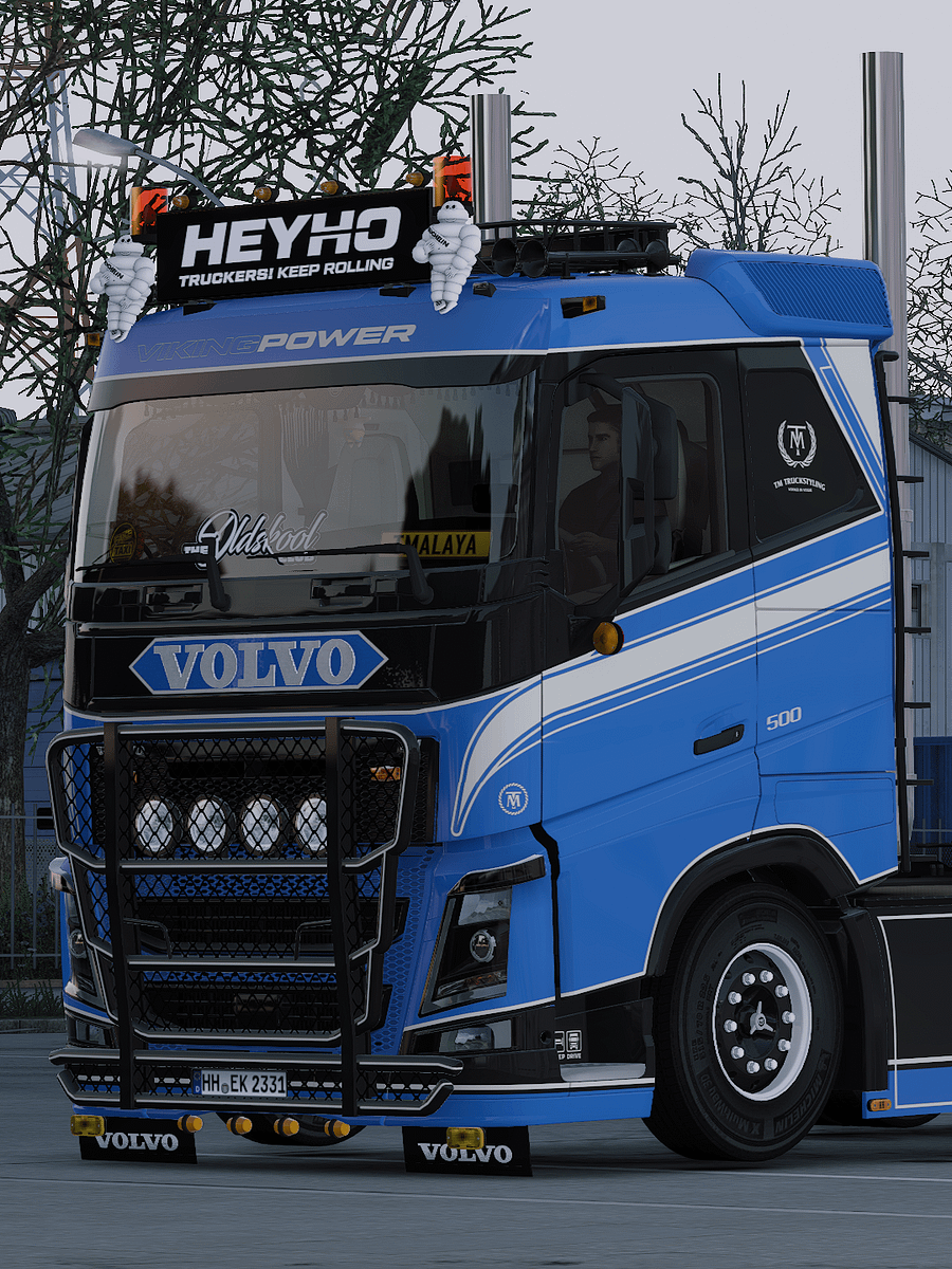 ETS2 TM Volvo FH4 FH5 FH6 Aero (SCS) + Trailer Schmitz S.KO COOL & Cargobull Multicolor Skin Pack product image (3)