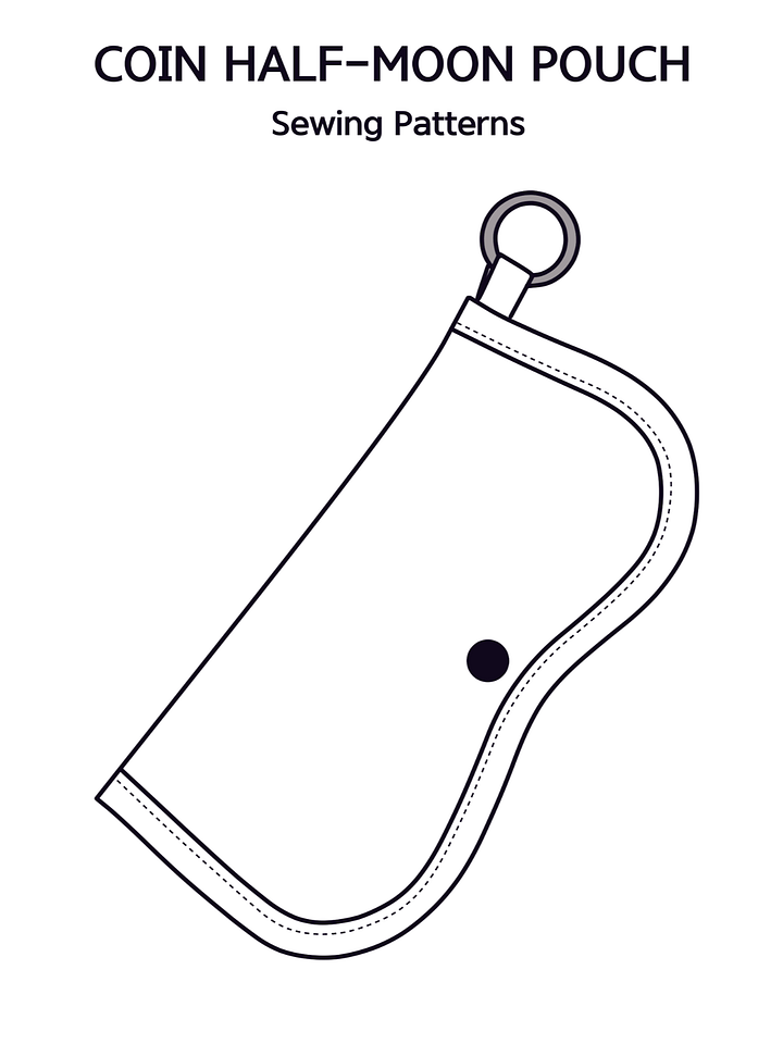 [PDF] Glasses Case DIY full size print PDF file product image (1)