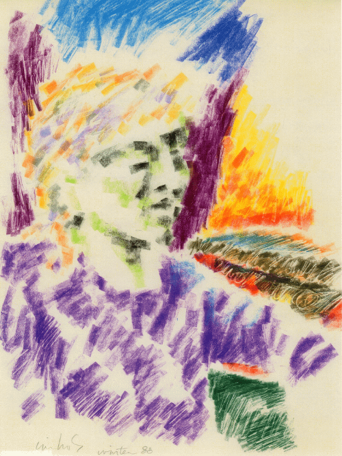 Head of a Woman 1988 print product image (1)
