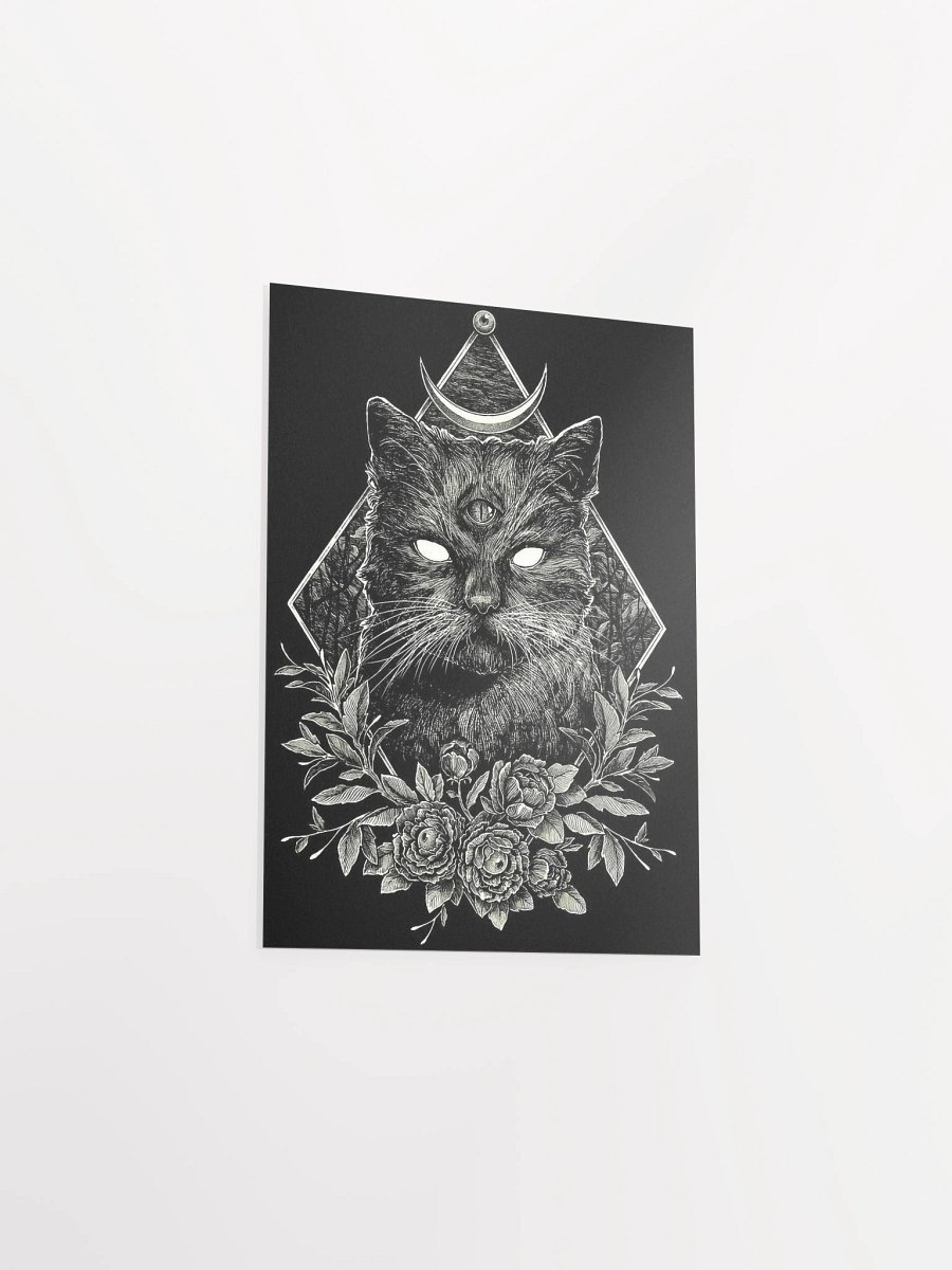 Mystical Third Eye Cat Poster product image (5)