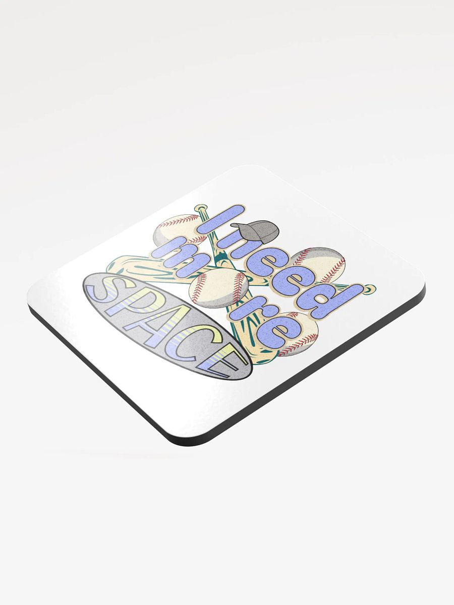 I Need More Space Baseball Swing into Style Coaster Set product image (3)