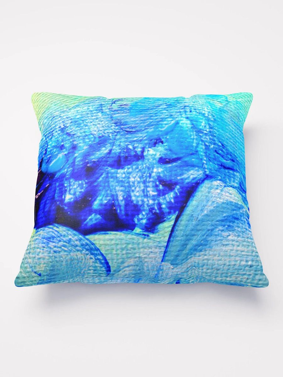 Blue Ocean Nautical Waves Throw Pillow product image (1)