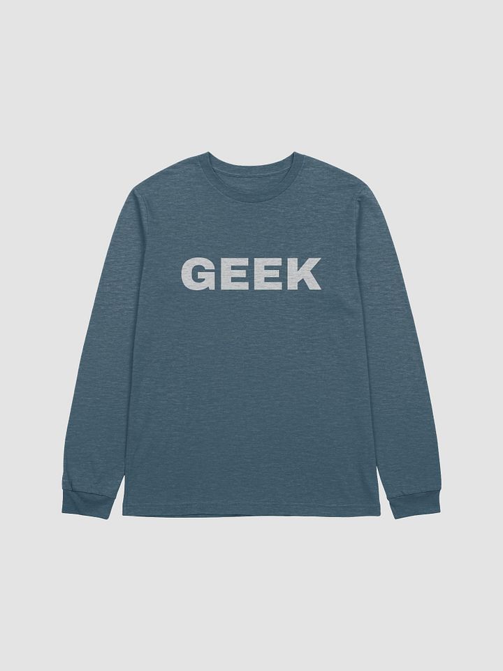Geek long-sleeved tee (bold) product image (13)