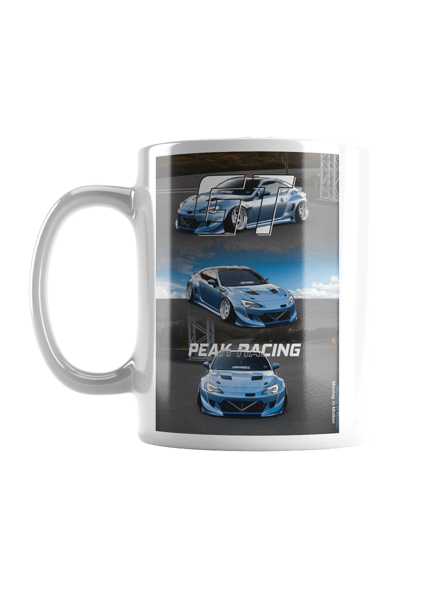 Peak Racing 86 | White Glossy Mug product image (3)