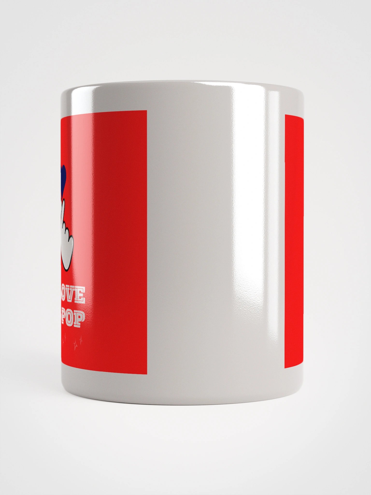 K-POP South Korean finger heart symbol mug product image (6)