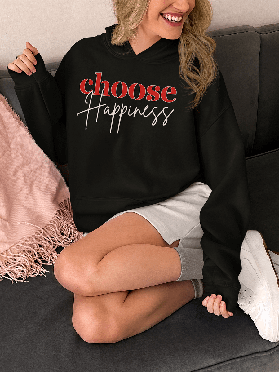Choose Happiness Gildan Classic Hoodie product image (8)