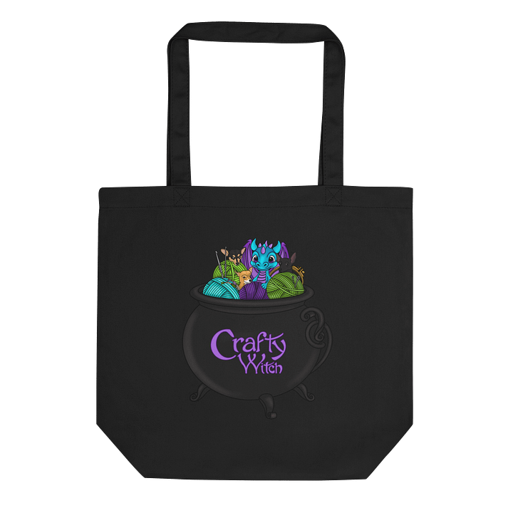Crafty Witch logo tote bag featuring the doggies product image (1)