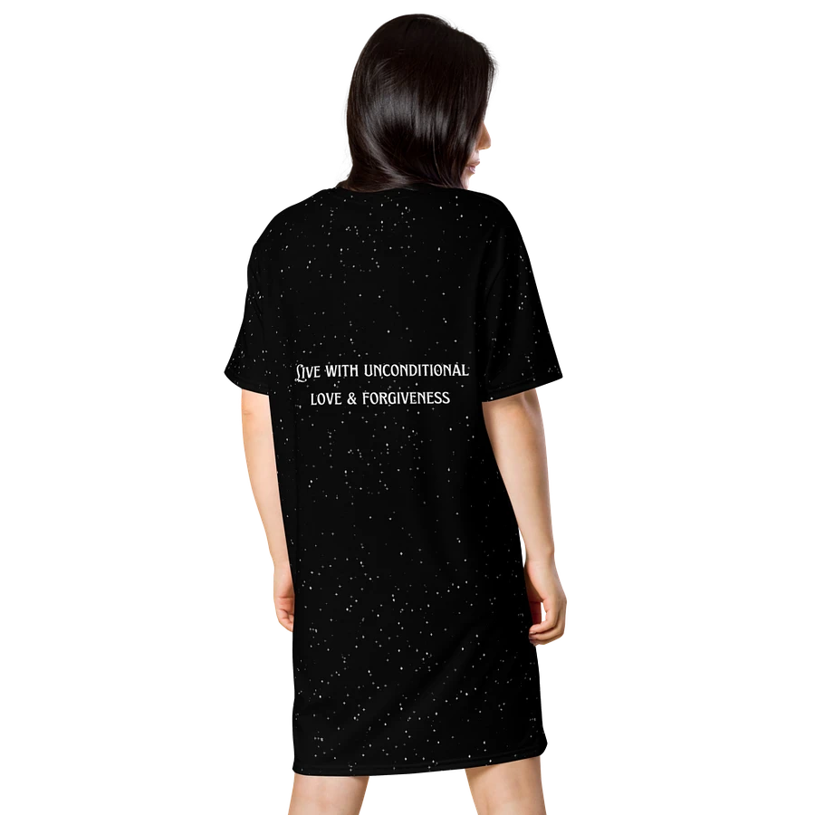 Celestial Crescent Moon T-Shirt Dress product image (2)