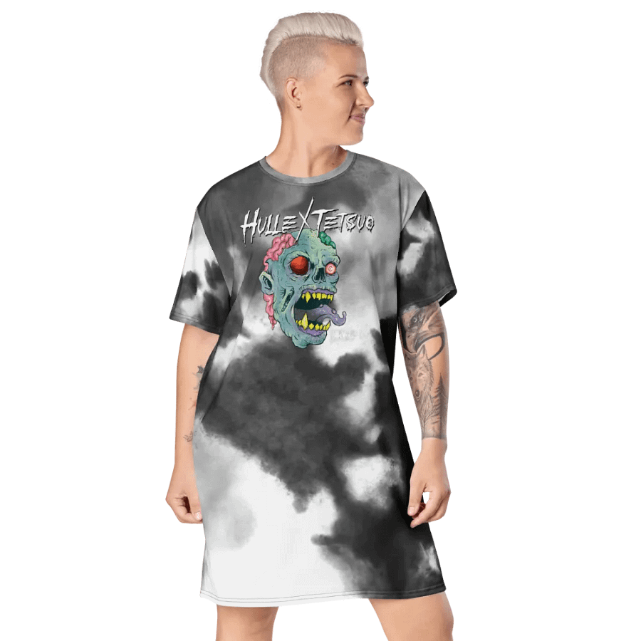 Gimme Brain T-Shirt Dress (HulleVane Design) product image (6)