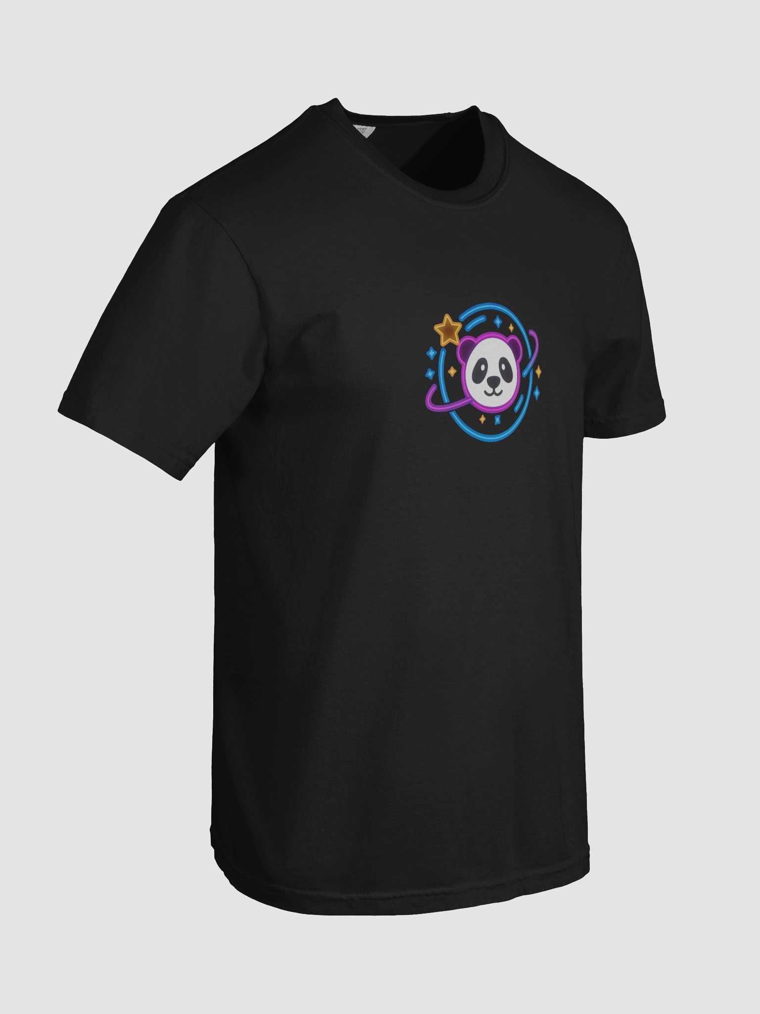 Orbit the Panda – Neon Nexus Mascot Tee product image (2)