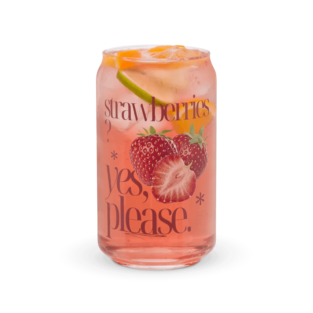 Retro 'Strawberries, Yes Please' Glassware Set product image (7)