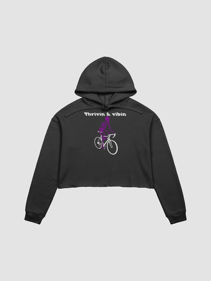 Thrivin & Vibin - Fleece Crop Sweatshirt product image (1)