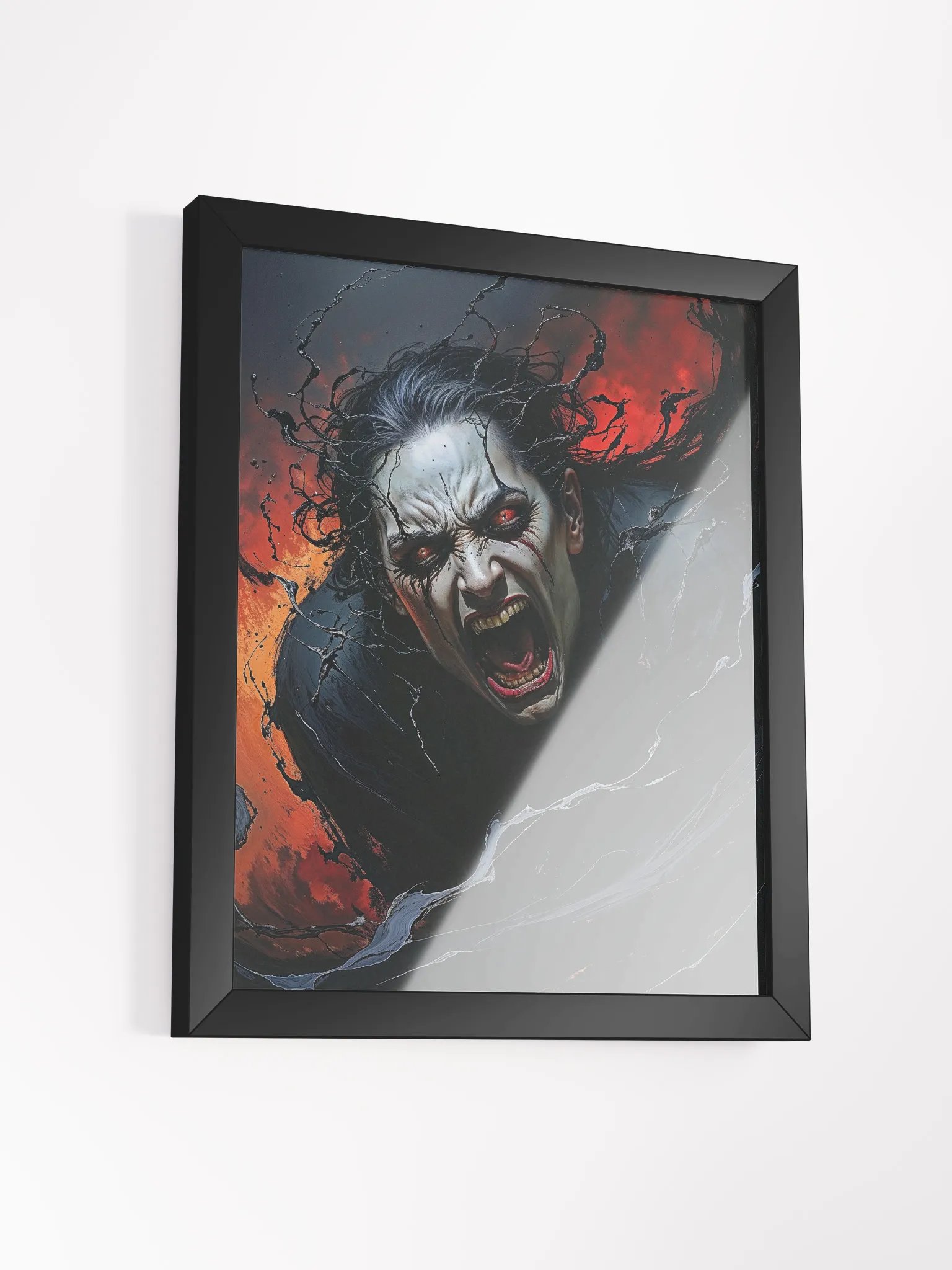 The Howling Flame Framed Print product image (13)