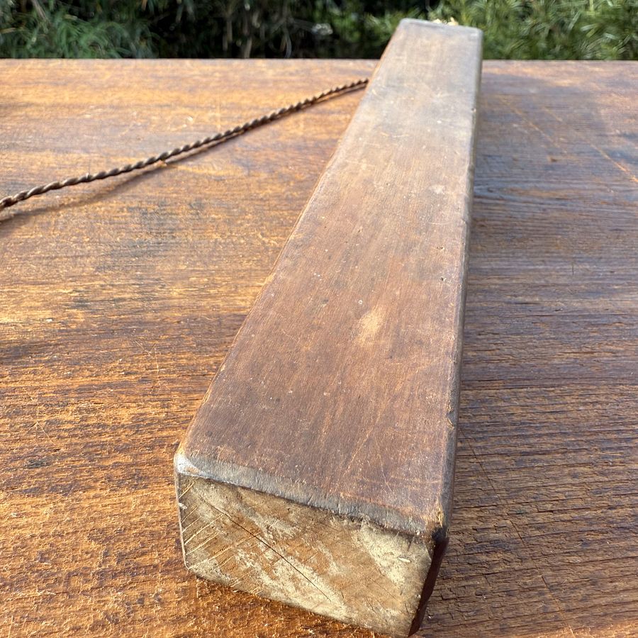 🎎 Antique Japanese Fire Watch Clappers – Edo/Showa Period Sounding Wood | Japan Antique Roadshow product image (4)