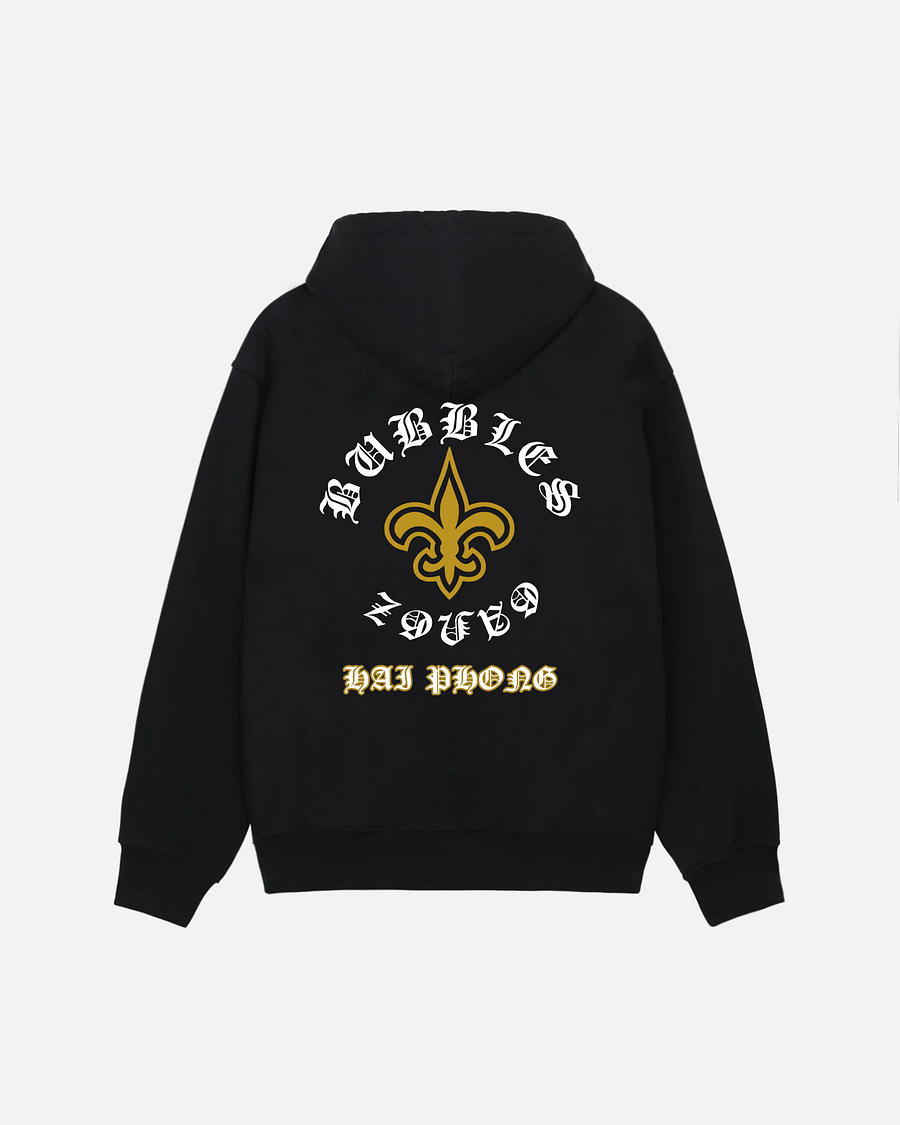 BUBBLESGANGZ HAIPHONG CITY HOODIE - BLACK product image (1)
