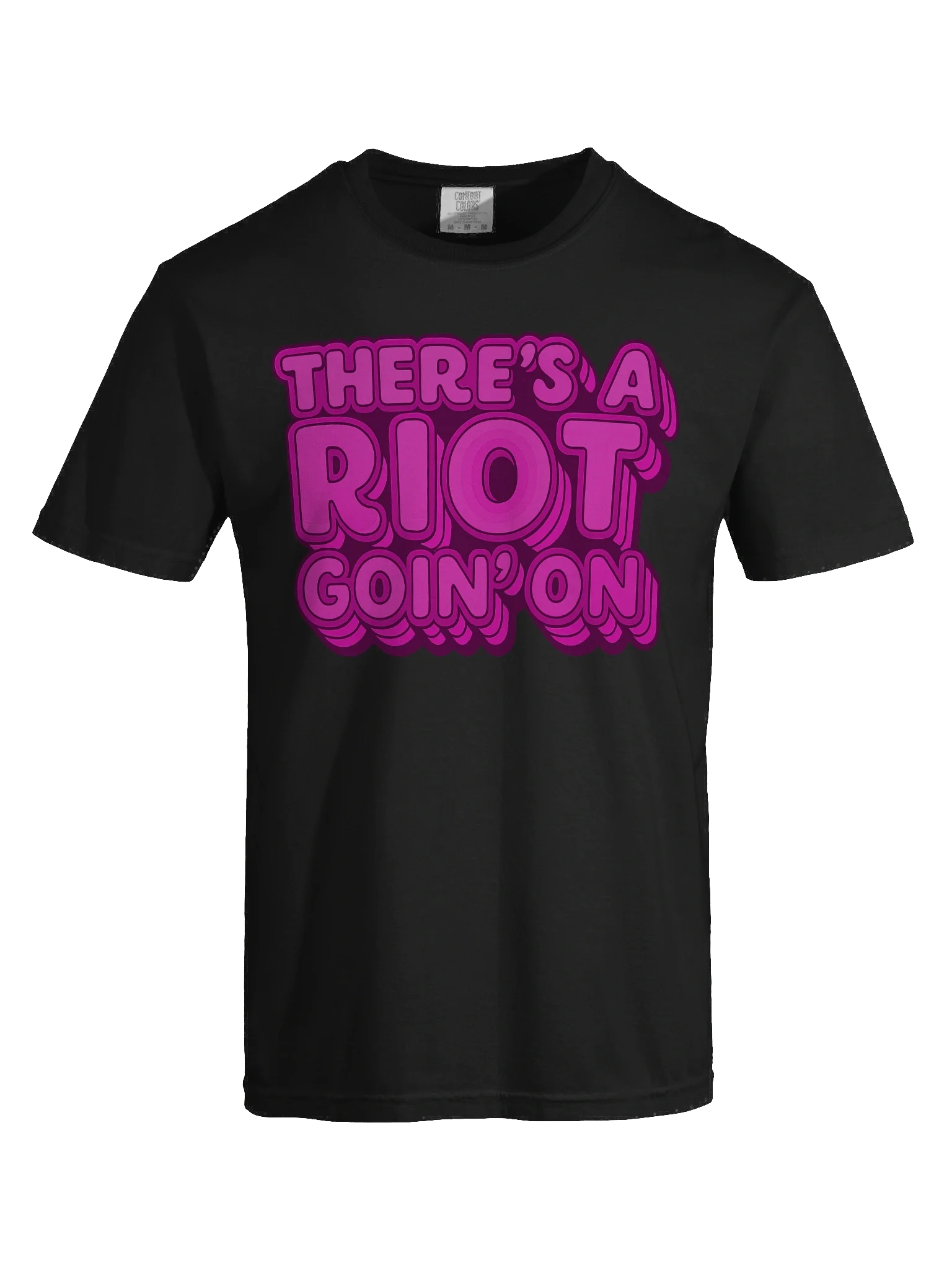 TERE’S A RIOT GOIN’ON – Funky Pink Typography product image (7)