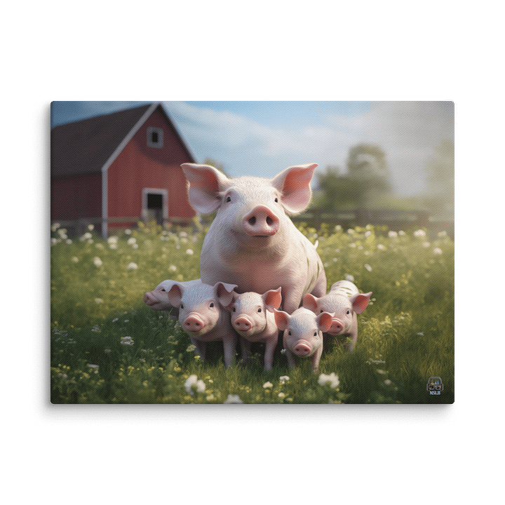 Piglet Paradise Canvas product image (7)