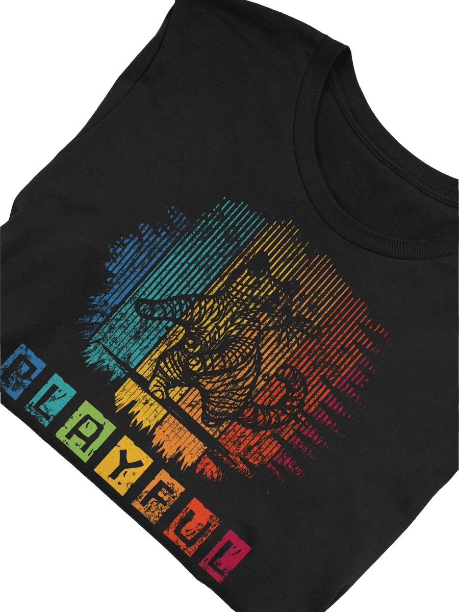 Playful Cat T-Shirt - Retro 90s Grunge Energetic Feline Tee Gift product image (46)