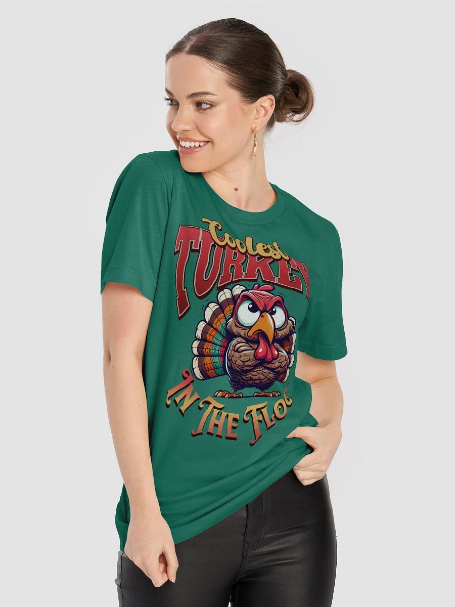Coolest Turkey in the Flock Cartoon T-Shirt product image (29)