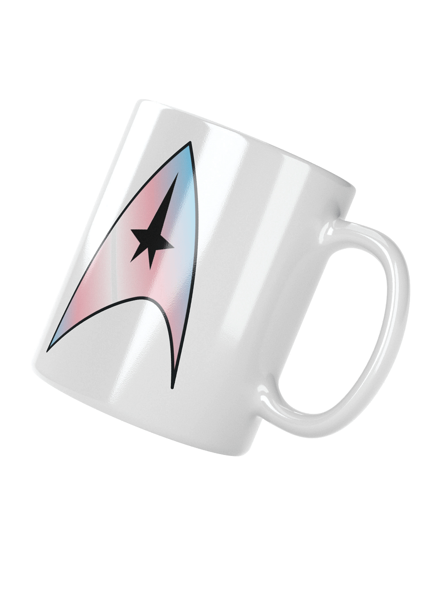 Trans Pride Gradient Starfleet Mug product image (2)
