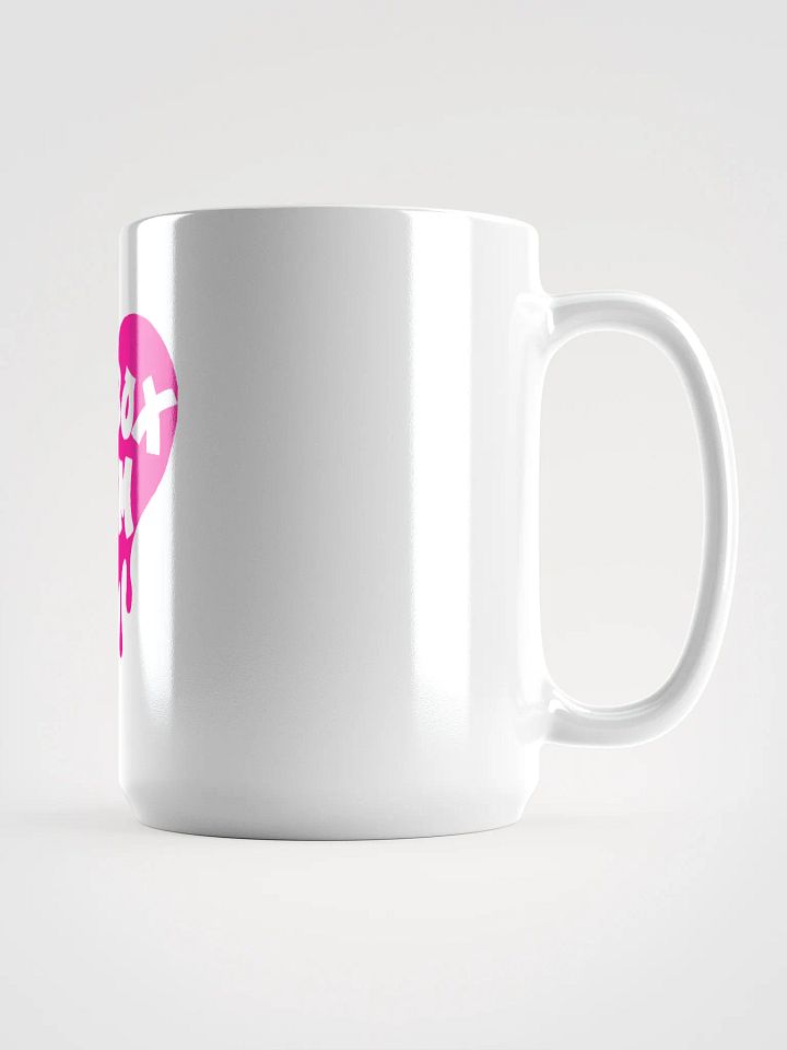 HOT BOX FAM HOT PINK TRANSPARENT LOGO ON COFFEE MUG product image (1)