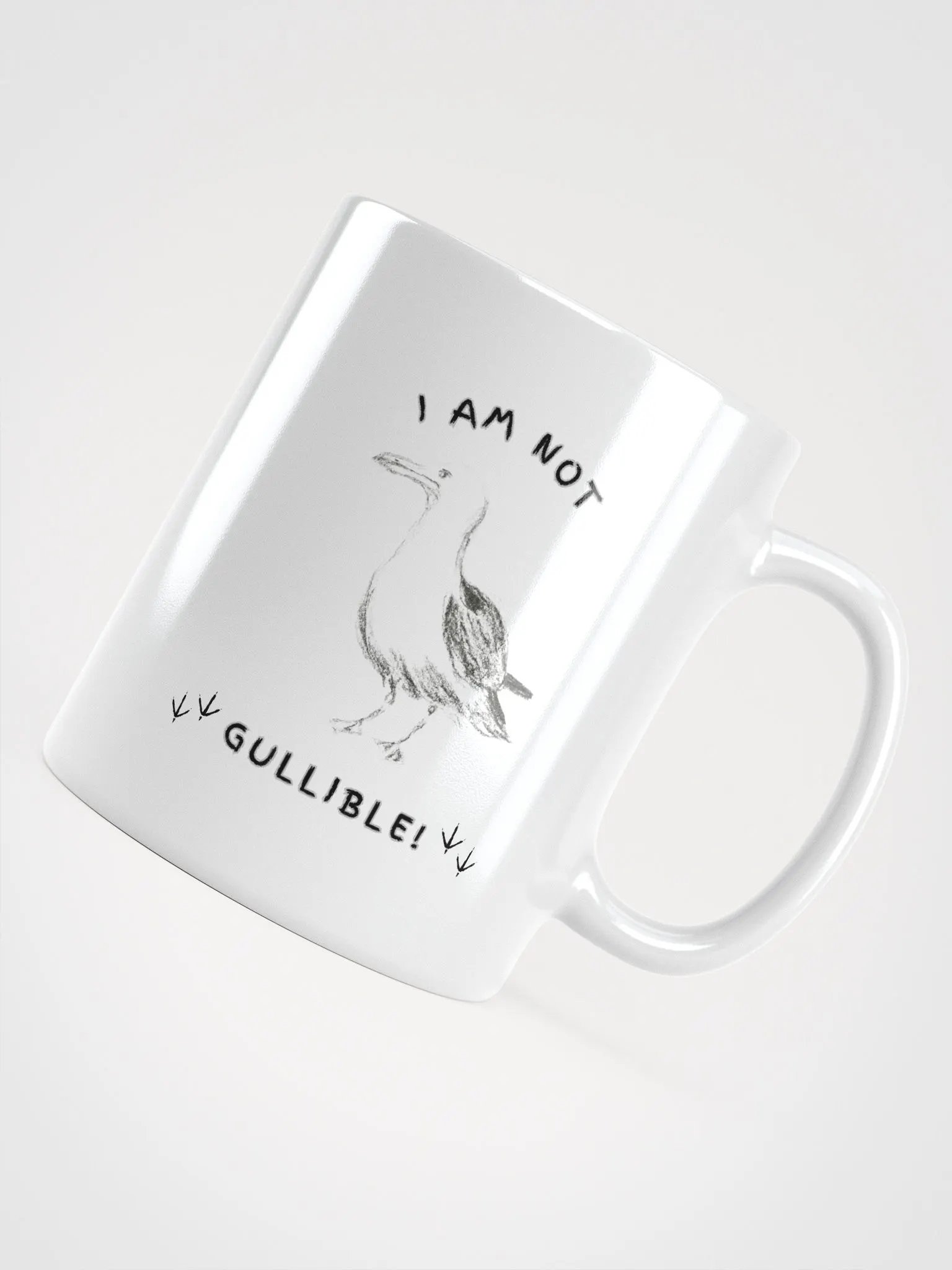 I am not Gullible! Glossy White Mug product image (7)