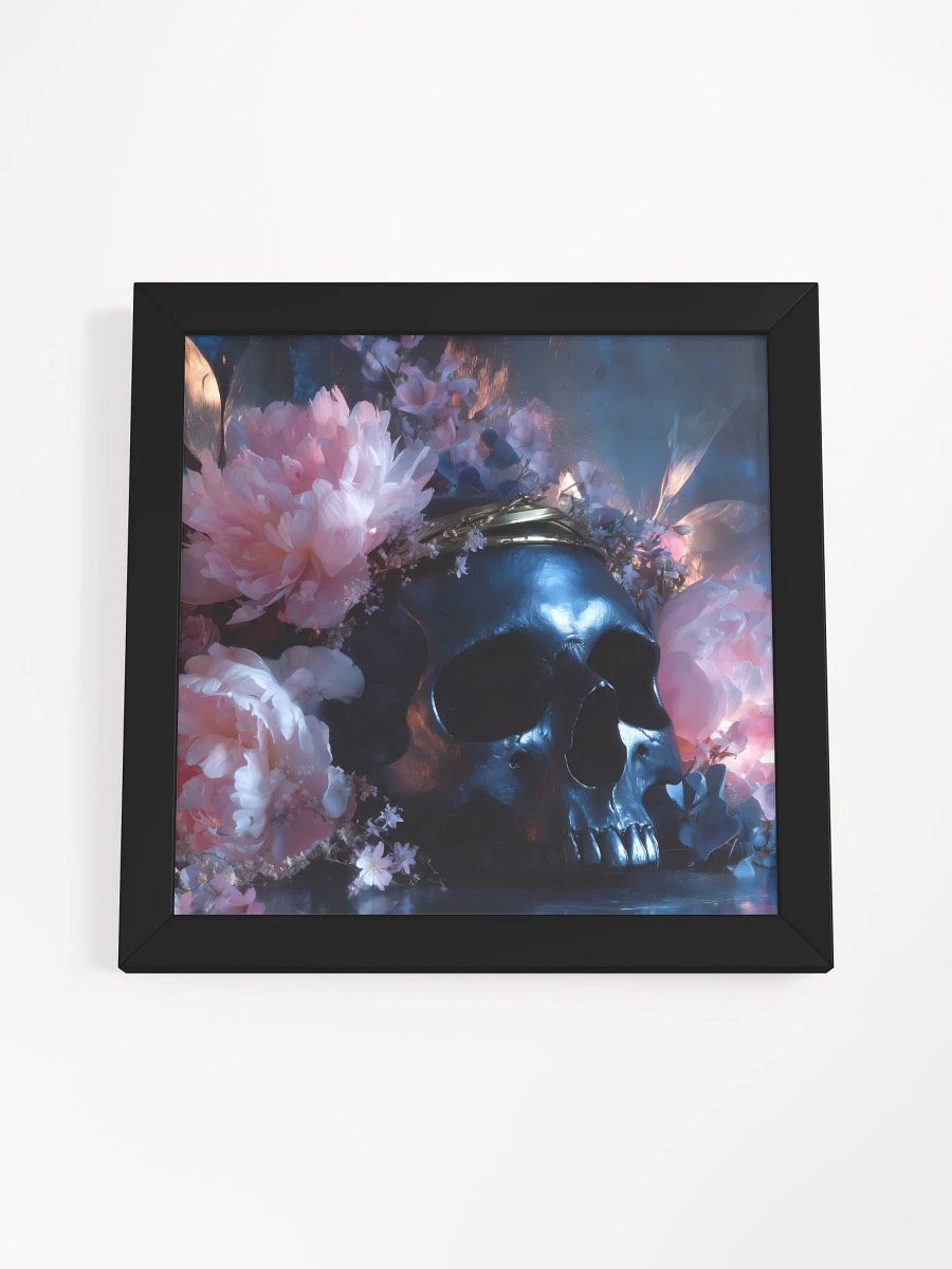 Floral Requiem: Skull & Blossom Fantasy Art product image (9)
