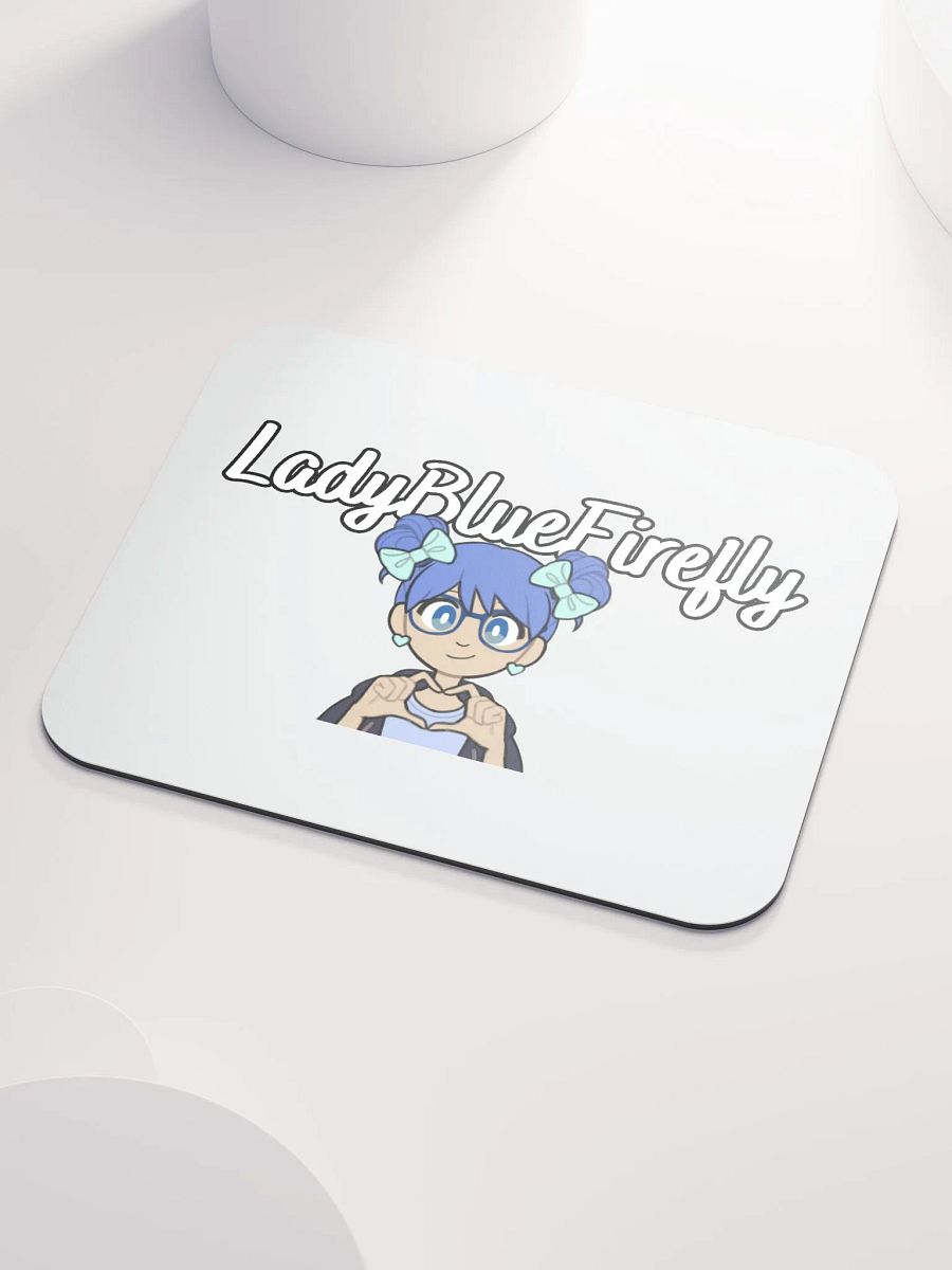 LadyBlueFirefly PNG Hand Heart Mouse Pad product image (3)