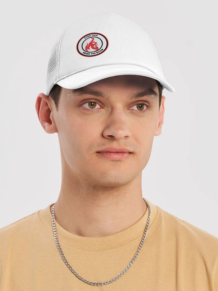Pyro Talk Trucker Hat White product image (5)