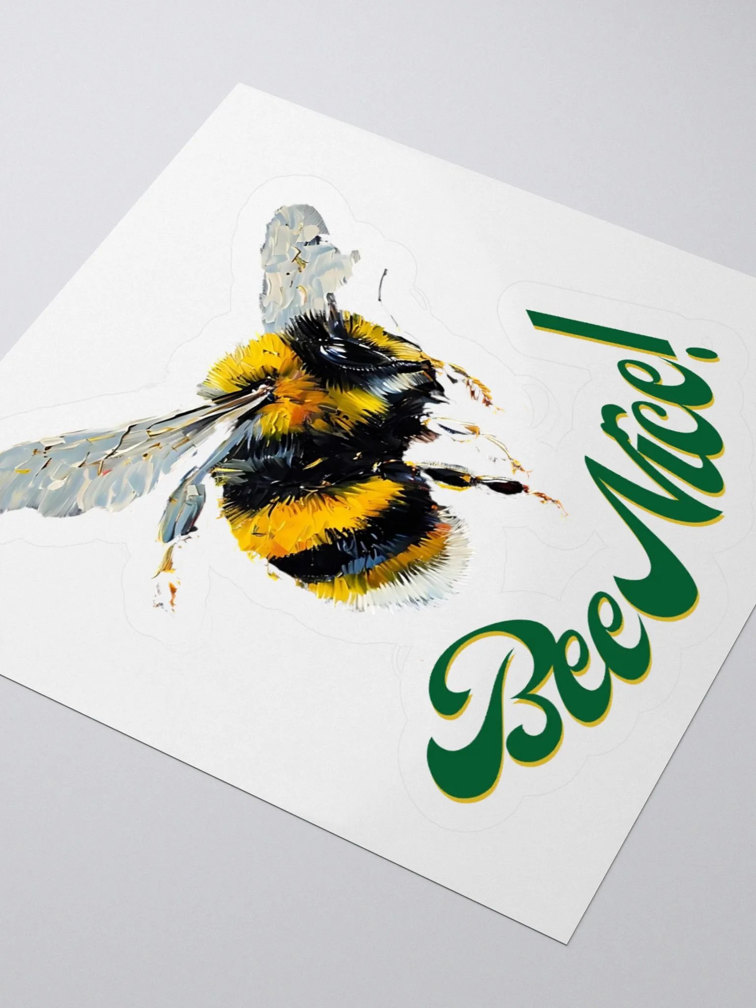 Bee Nice! Vinyl Kiss Cut Stickers product image (12)
