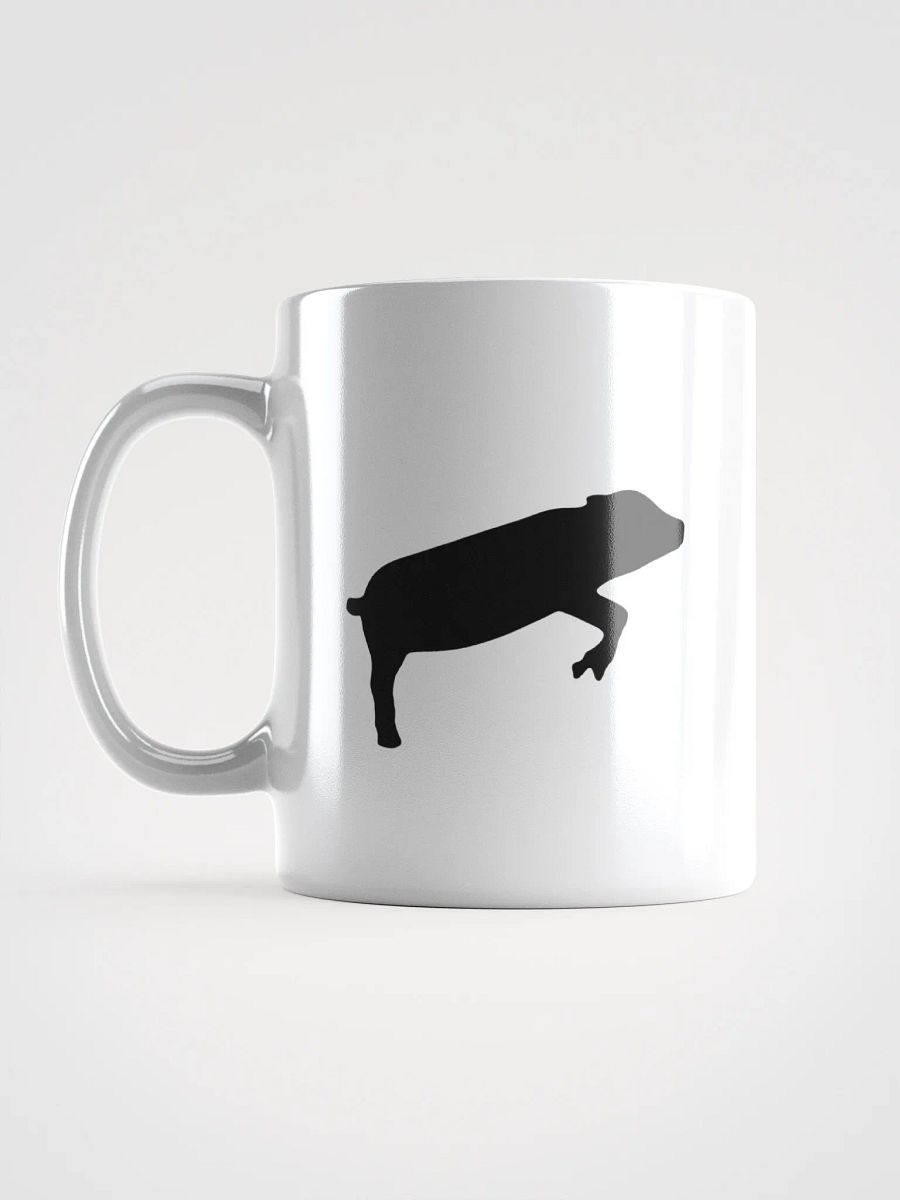 Leaping Pig (White Glossy Mug) product image (6)