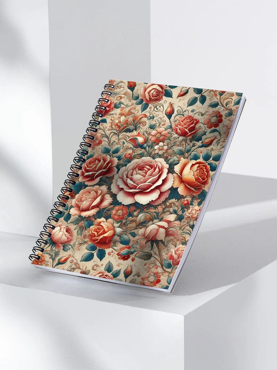 Royal Floral Spiral Notebook product image (3)