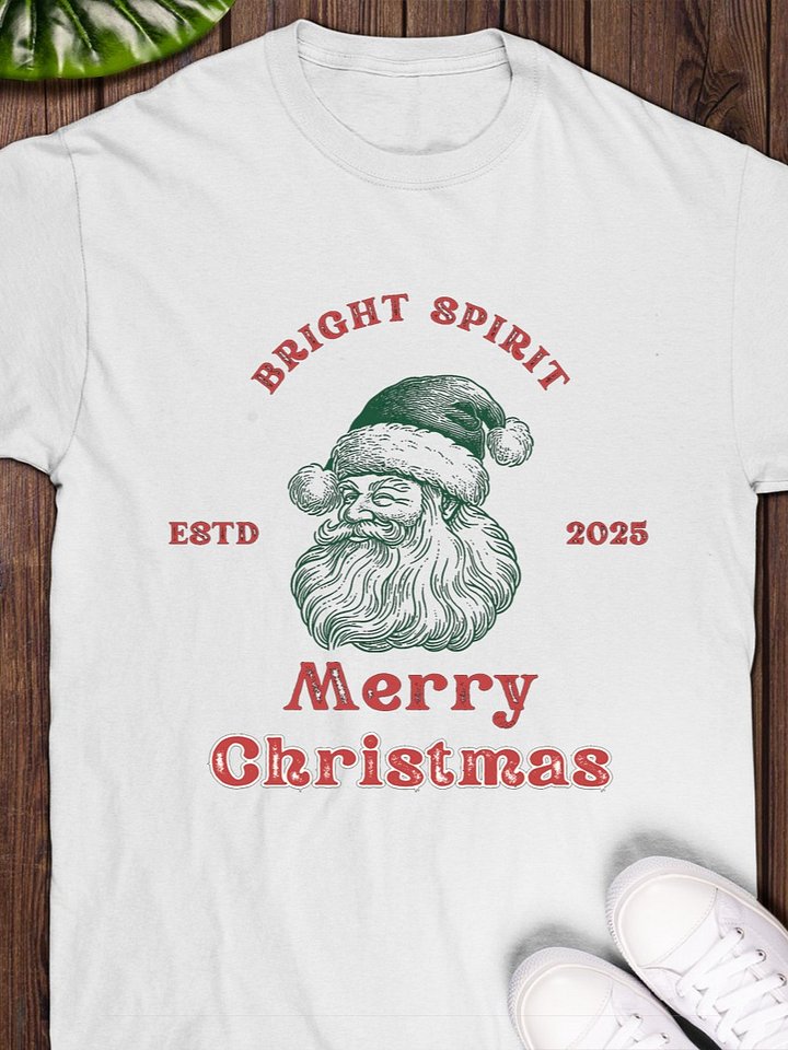 Bright Spirit - Merry Christmas 2025 T-Shirt product image (1)