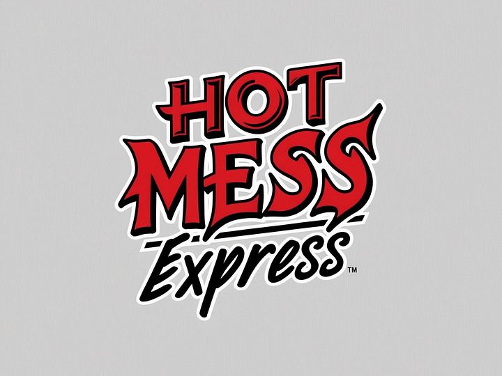 Bold Red Hot Mess Express Tumbler product image (2)