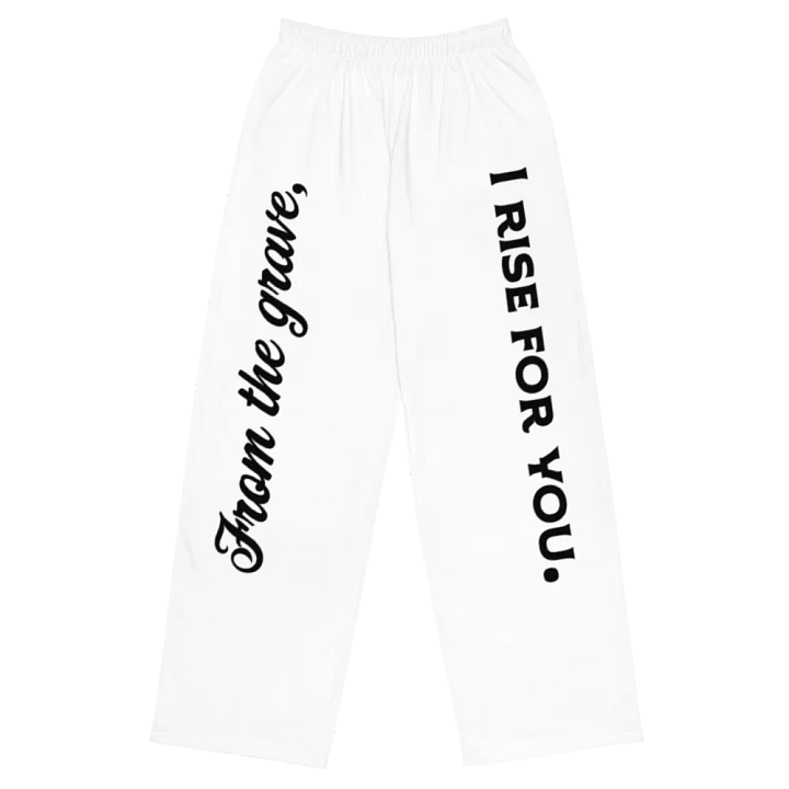 From the Grave Unisex Wide-Leg Pants product image (1)