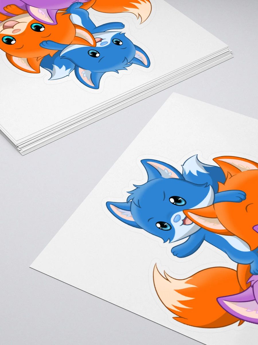 Fuchsfamilie Sticker product image (4)