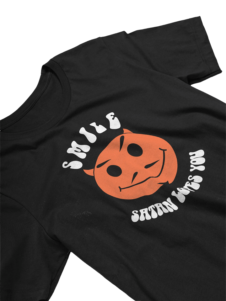 SMILE SATAN LOVES YOU TEE product image (1)