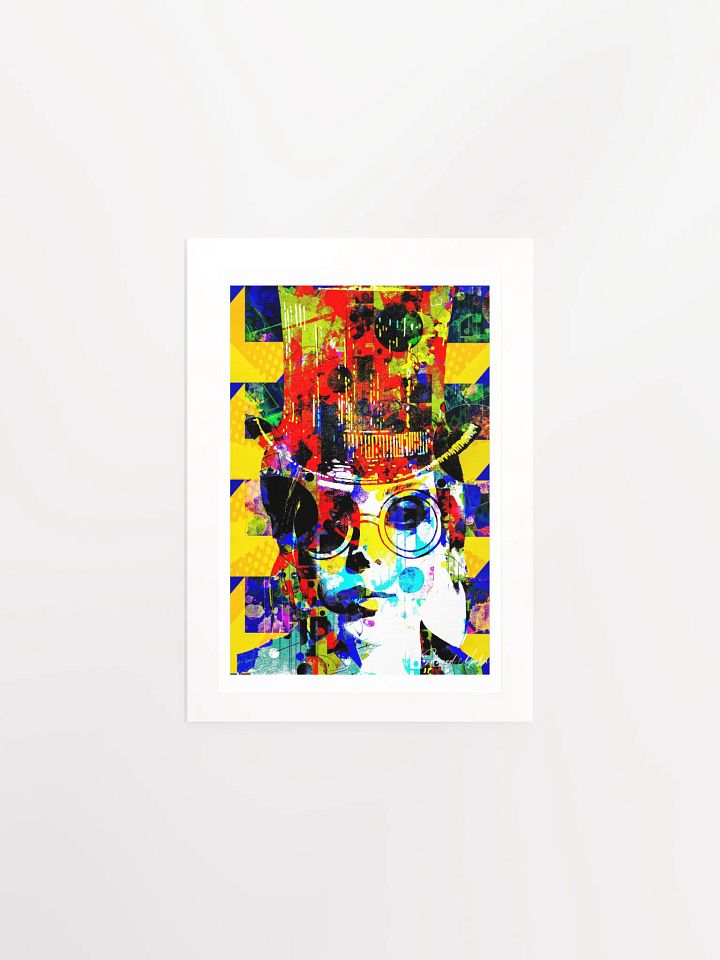'Picadilly' by Edward Martin:Surreal Pop Art Poster: Vibrant Portrait product image (2)