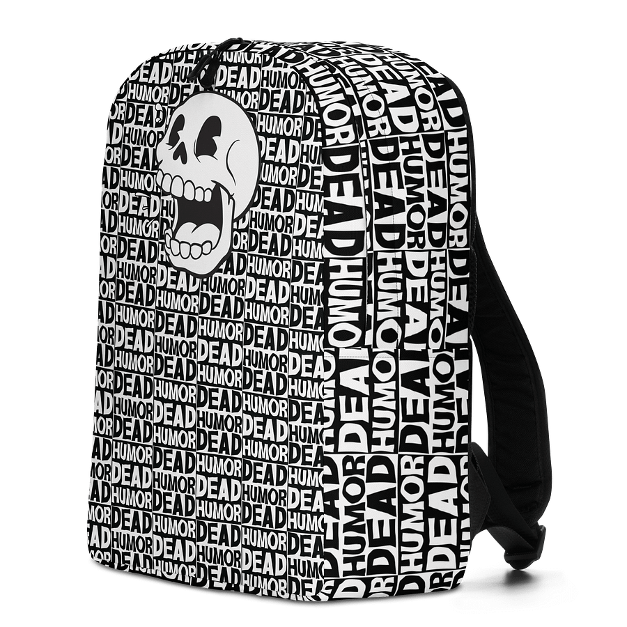 Checkerboard Backpack with Laughing Skull product image (2)