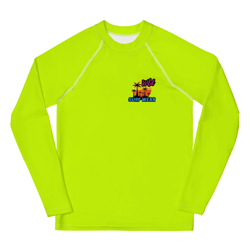Wild Yellow Neon Youth Rash Guard product image (1)