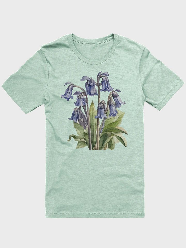 Watercolour of a bunch of Bluebells flower Supersoft T-Shirt product image (1)