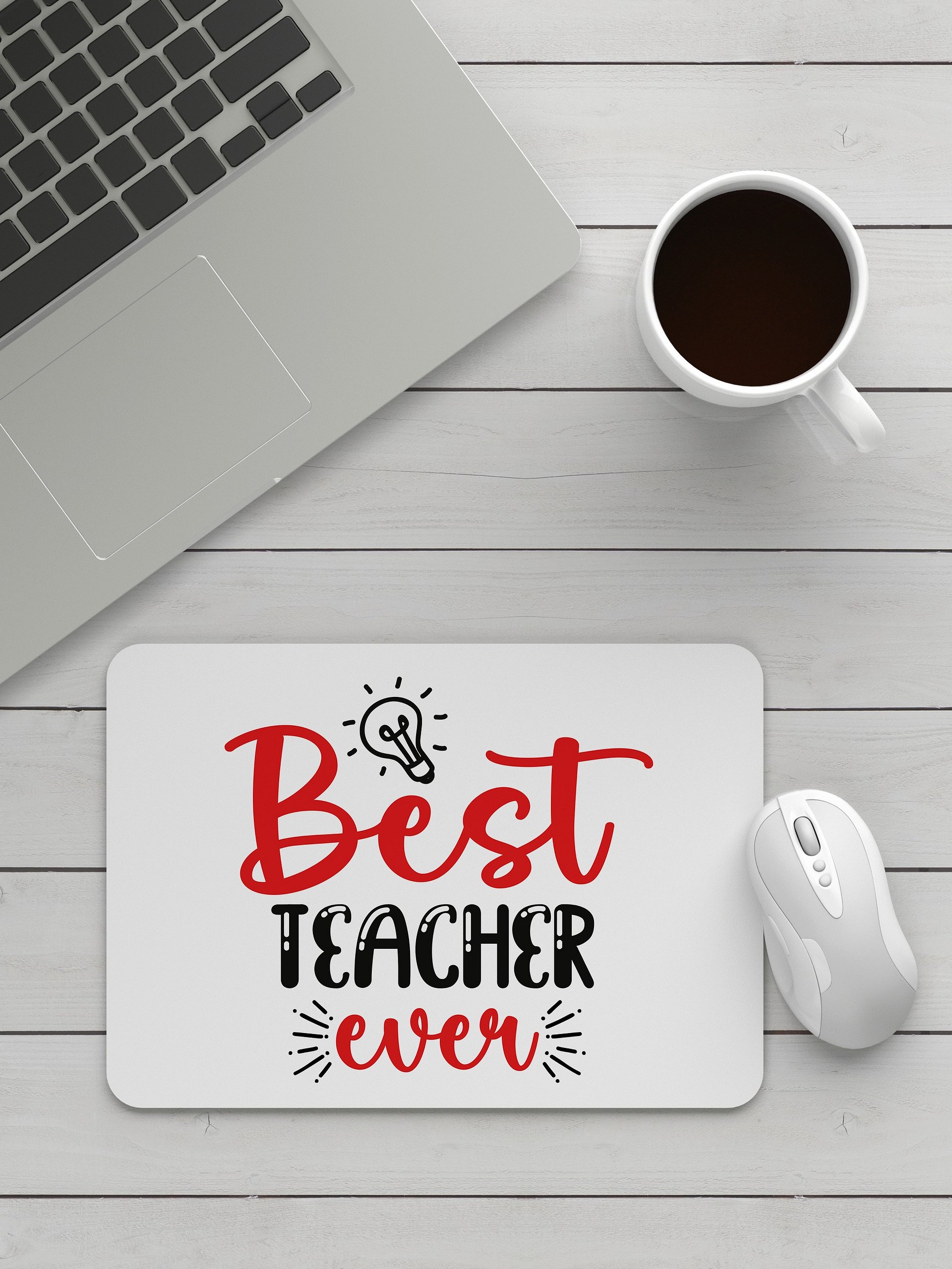Best teacher ever Mouse Pad product image (3)