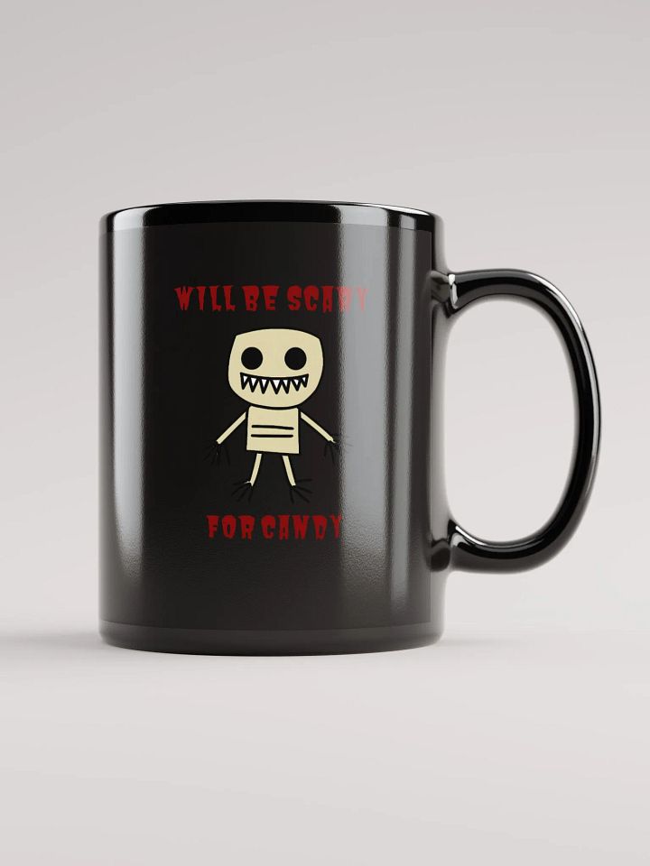 Skeletal Smiles Black Glossy Mug product image (1)