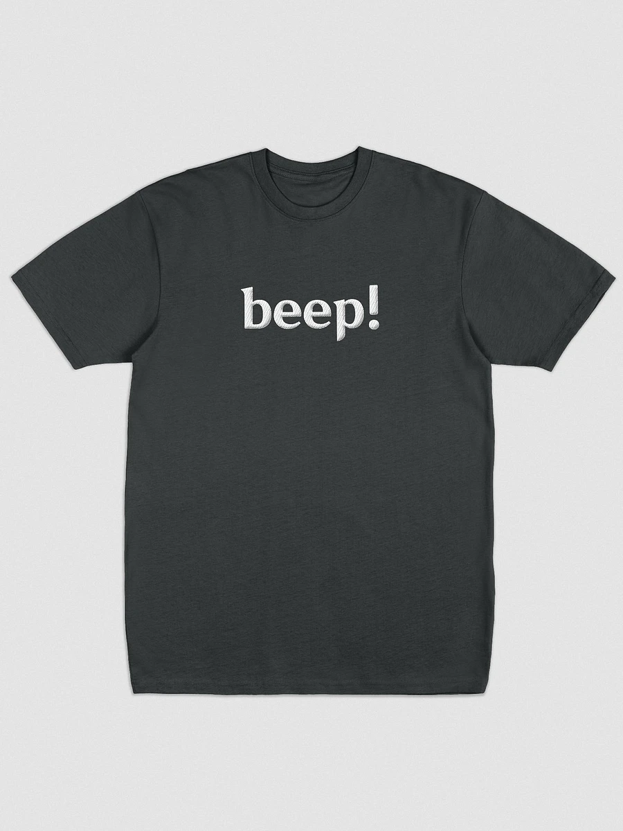 Beep Shirt (Embroidered, Black) product image (2)